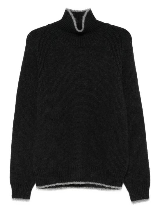 25FW 몽클레어 알파카 & 울 블렌드 터틀넥 스웨터 9F00003 M7751999 Black - MONCLER