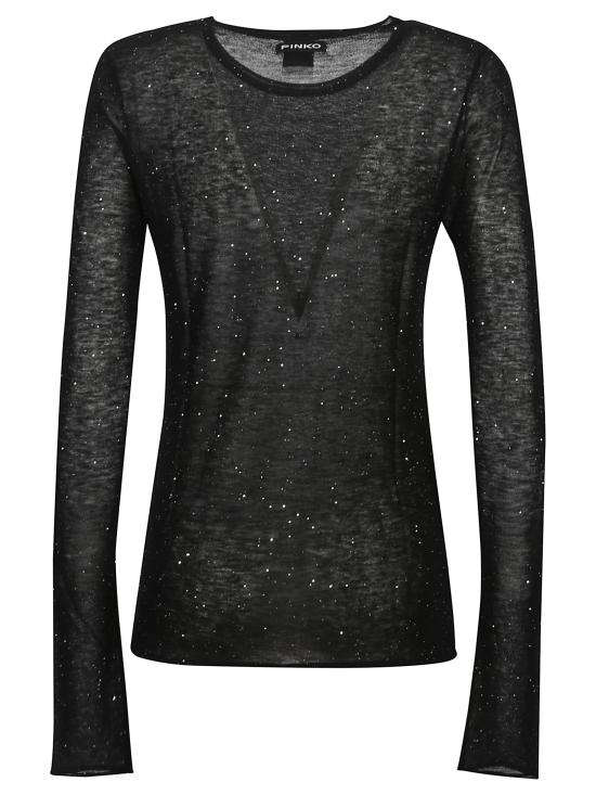 25FW 핑코 긴팔 티셔츠 105398 A2PMZ99 Black - PINKO