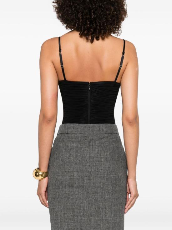 25FW 엘리자베타프랜치 바디수트 티셔츠 BO00456E2 110 Black - ELISABETTA FRANCHI