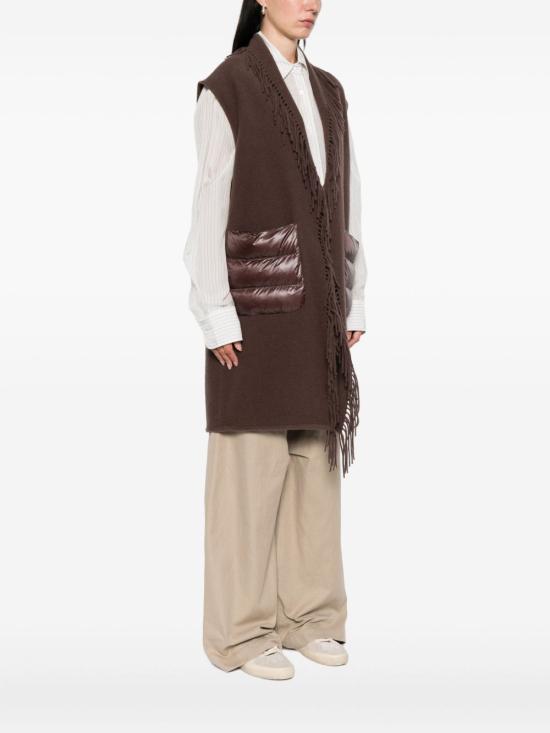 25FW 에르노 워미 & 나일론 울트라라이트 리조트 웨이스트 코트 GC00067DR 333958810 Brown - HERNO