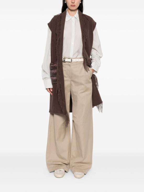 25FW 에르노 워미 & 나일론 울트라라이트 리조트 웨이스트 코트 GC00067DR 333958810 Brown - HERNO