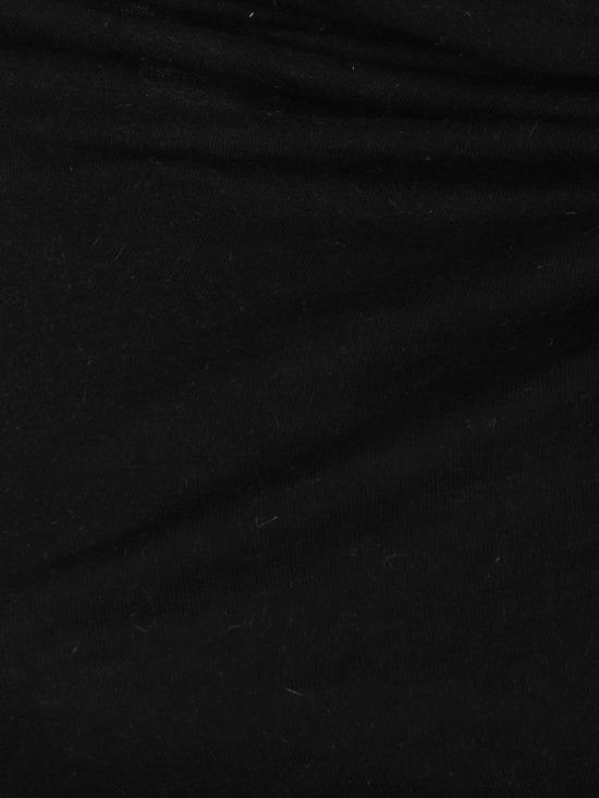 25FW 릭 오웬스 반팔 티셔츠 RP02E4110 JR09 Black - RICK OWENS