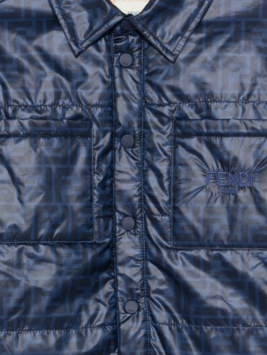 25FW [키즈] 펜디 자켓 JUA247 AUKRF1I11 Blue - FENDI