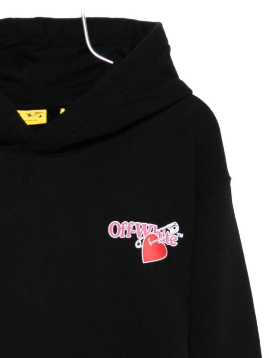 25FW [키즈] 오프화이트 폴로 셔츠 OGBB002F25FLE002 1025 Black - OFF WHITE