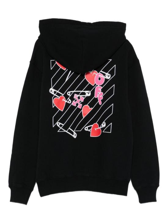 25FW [키즈] 오프화이트 폴로 셔츠 OGBB002F25FLE002 1025 Black - OFF WHITE