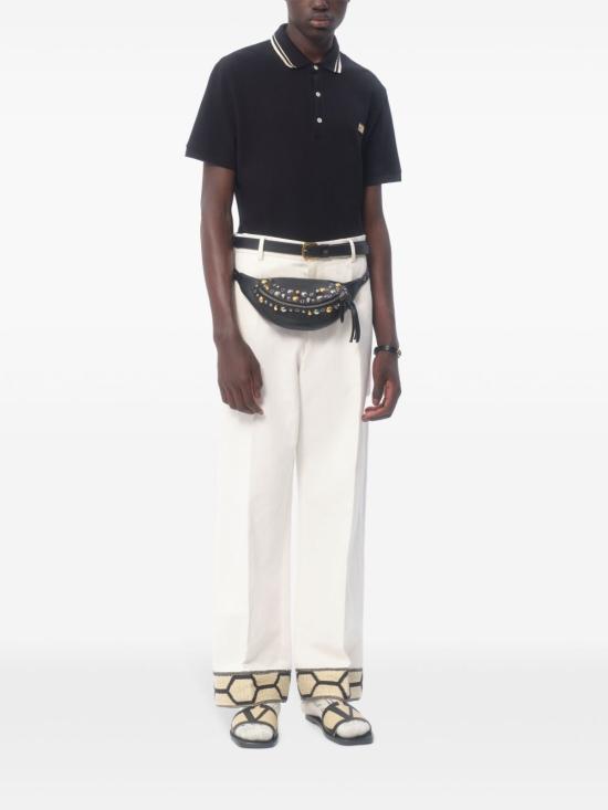 25SS 발렌티노 가라바니 반팔 티셔츠 6V3MH01K AQK0NO Black - VALENTINO GARAVANI