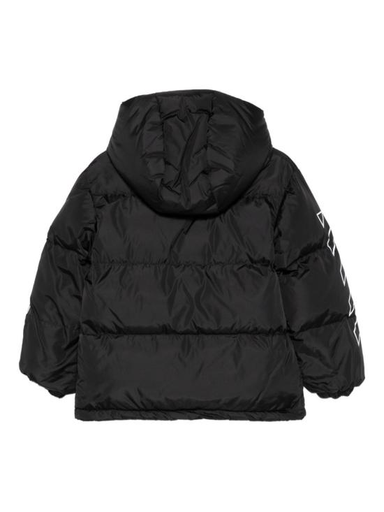 25FW [키즈] 오프화이트 패딩 OBEJ002C99FAB001 1001 Black - OFF WHITE