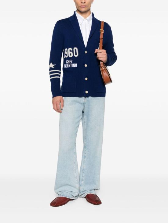 25FW 발렌티노 가라바니 가디건 VKA05NB2G CMV Blue - VALENTINO GARAVANI