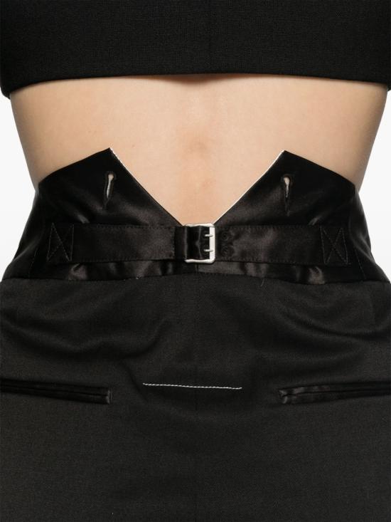 24FW MM6 메종마르지엘라 미디 스커트 S52MI0010 S47848900 Black - MM6 MAISON MARGIELA