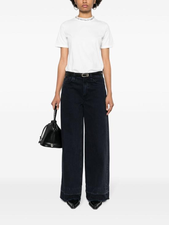 25FW 골든구스 반팔 티셔츠 GWP01220 P00067310363 White - GOLDEN GOOSE