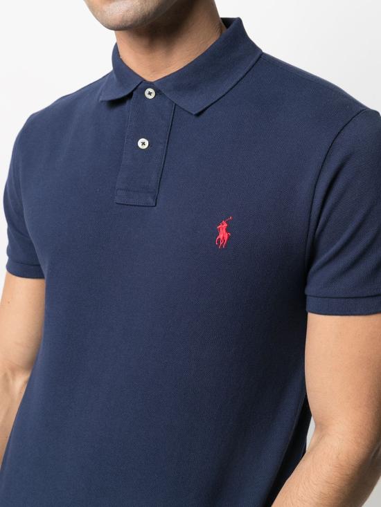 25FW 폴로 랄프로렌 폴로 티셔츠 710795080 007 Blue - POLO RALPH LAUREN