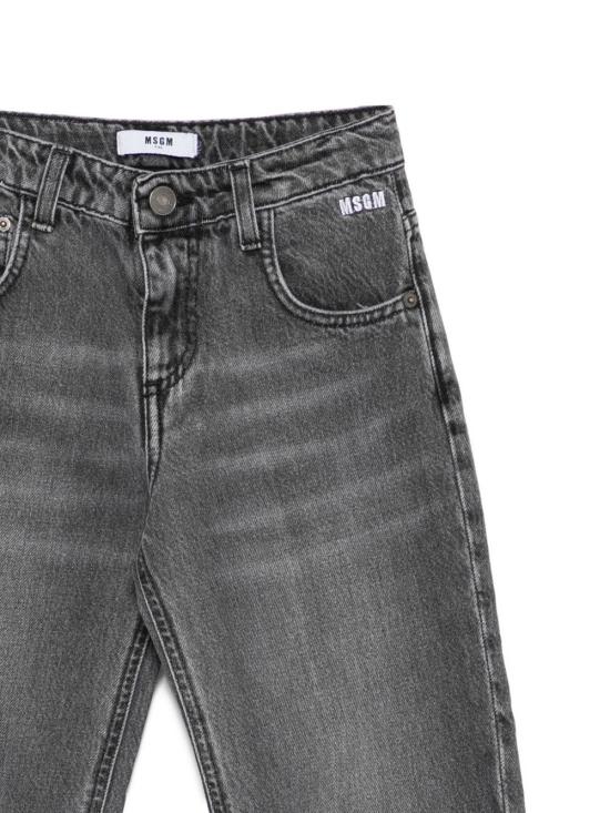 25FW [키즈] 엠에스지엠 진 F5MSJBDP180 129 Grey - MSGM