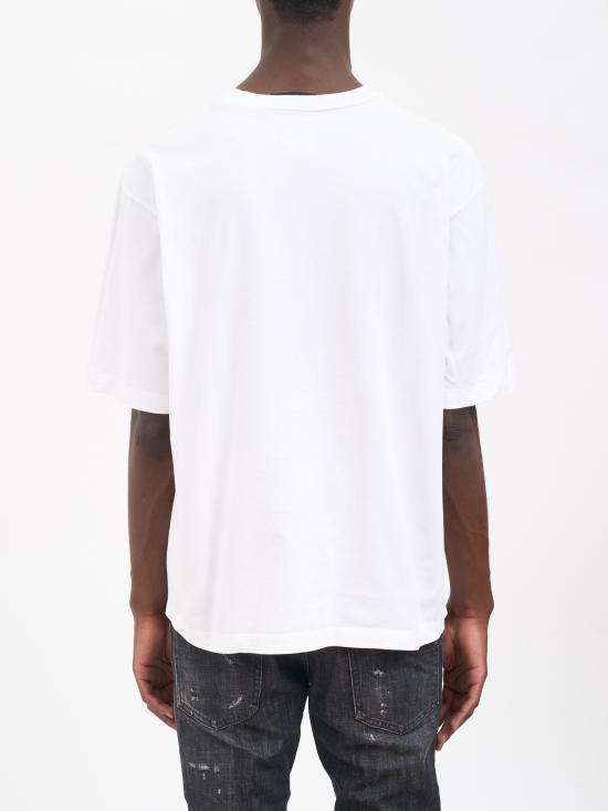 25FW 디스퀘어드2 반팔 티셔츠 MS74GD1444D20020100 White - DSQUARED2