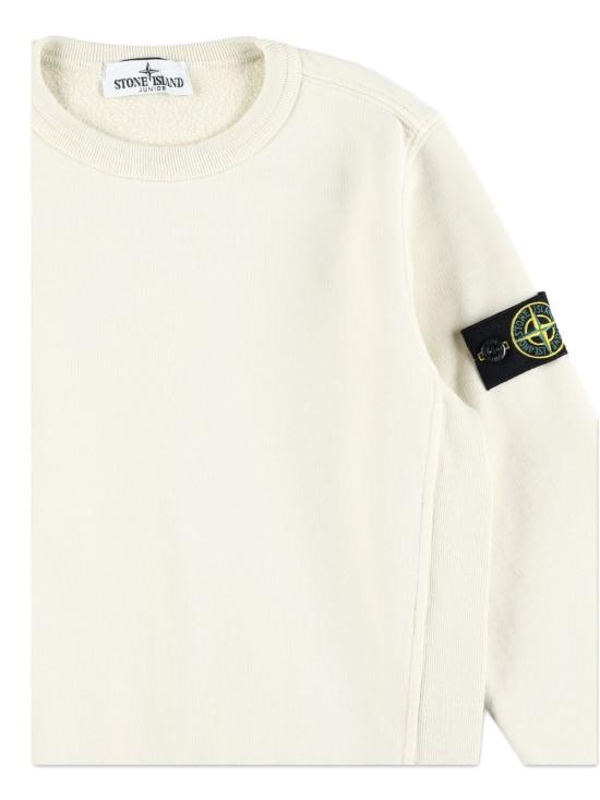 25FW [키즈] 스톤 아일랜드 니트/스웻셔츠 6100001 S0A20V0093 White - STONE ISLAND