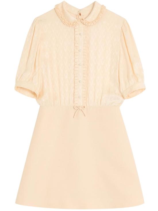 25SS 발렌티노 가라바니 미디 원피스 6B0VADJ1 1CFET5 Beige