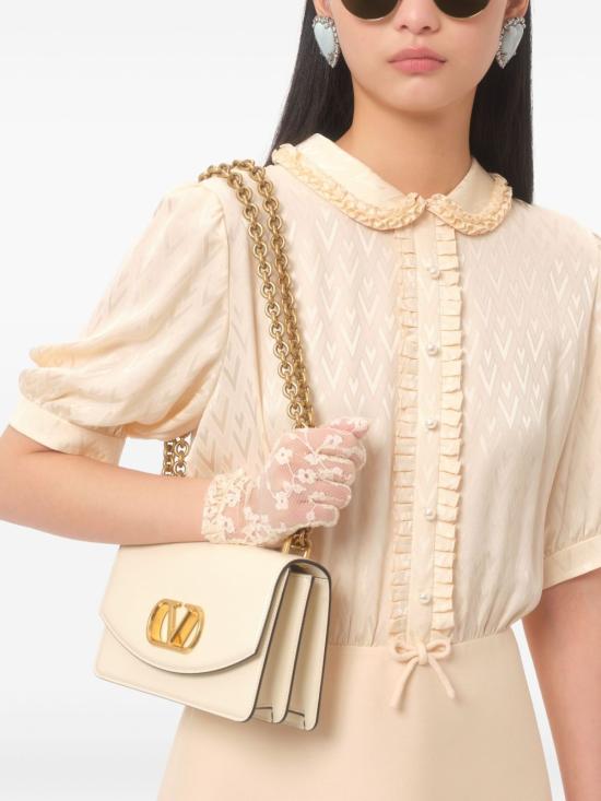 25SS 발렌티노 가라바니 미디 원피스 6B0VADJ1 1CFET5 Beige - VALENTINO GARAVANI