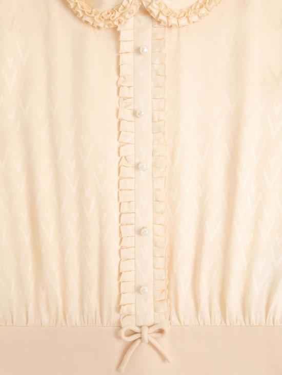 25SS 발렌티노 가라바니 미디 원피스 6B0VADJ1 1CFET5 Beige - VALENTINO GARAVANI