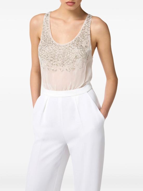 25FW 엘리자베타프랜치 점프수트 TU06357E2 360 White - ELISABETTA FRANCHI