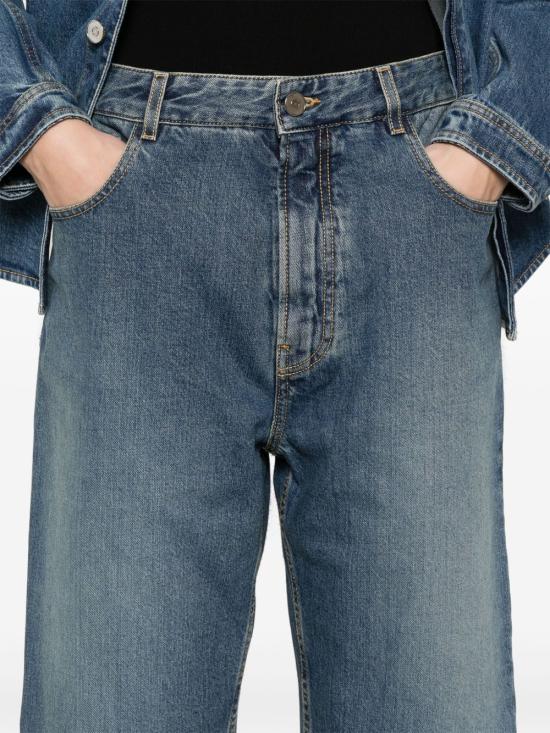 25SS 알라이아 데님 팬츠 AA9P1142T536A 525 Denim - ALAIA