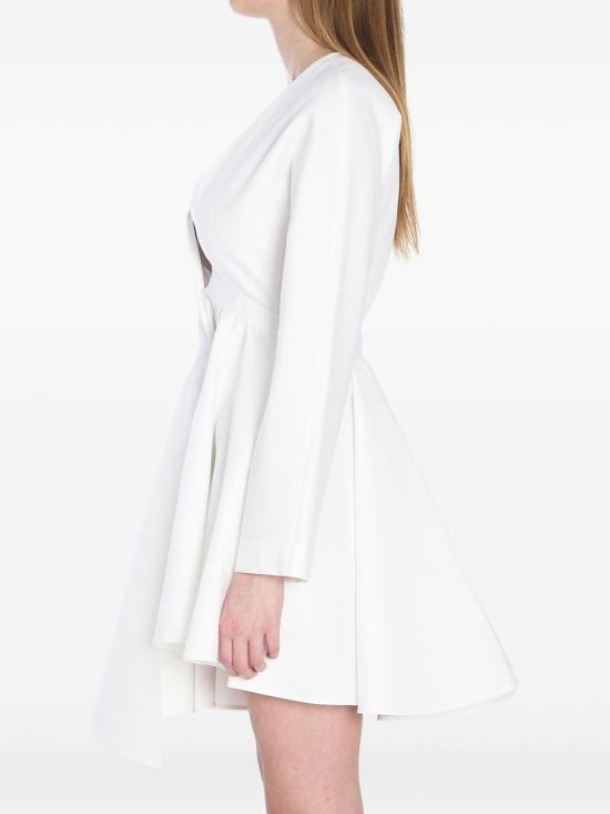 25SS 알라이아 미디 원피스 AA9R2618T447A 000 WHITE - ALAIA