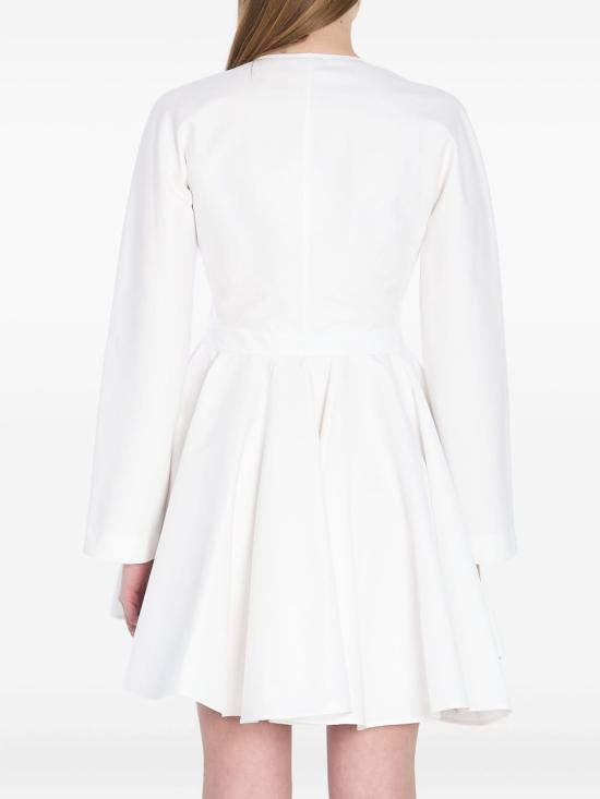 25SS 알라이아 미디 원피스 AA9R2618T447A 000 WHITE - ALAIA