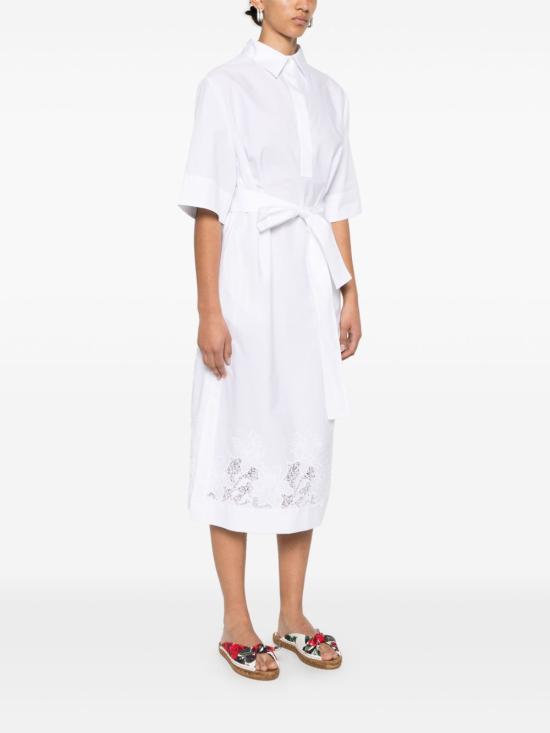 25SS 파로쉬 미디 원피스 D726020 CIOCCOLATO001 White - PAROSH