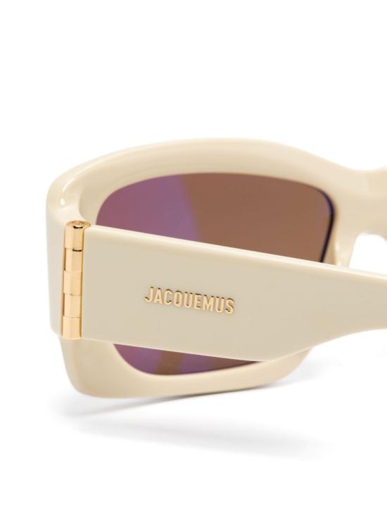 25SS 린다페로우 X 자크뮈스 선글라스 JAC60C2SUN CROISIERESANDGOLDBROWN Beige - LINDA FARROW X JACQUEMUS