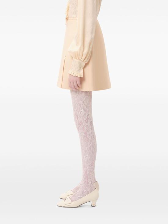 25SS 발렌티노 가라바니 미디 스커트 6B0RADF5 1CFET5 Beige - VALENTINO GARAVANI