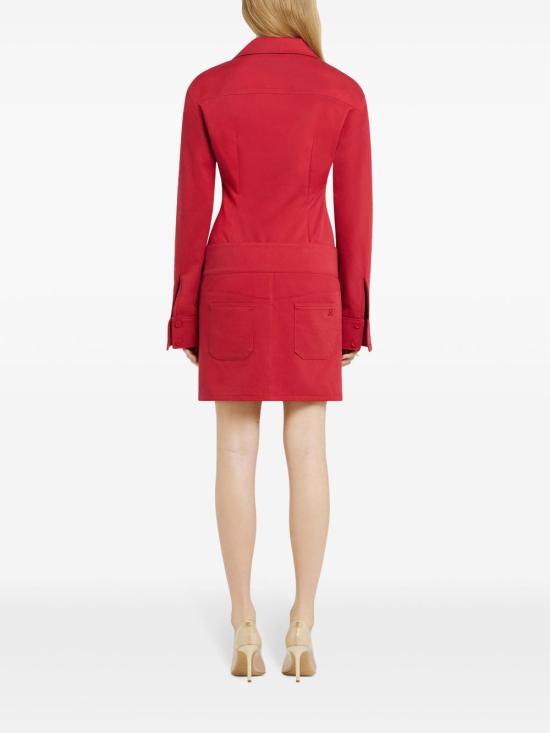 25SS 쿠레쥬 미디 스커트 125CJU218 PL01784015 Red - COURREGES