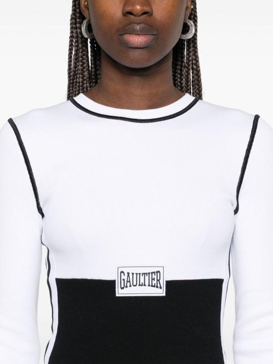 25SS 장 폴 고티에 미디 원피스 2533FRO343P J0800100 White - JEAN PAUL GAULTIER