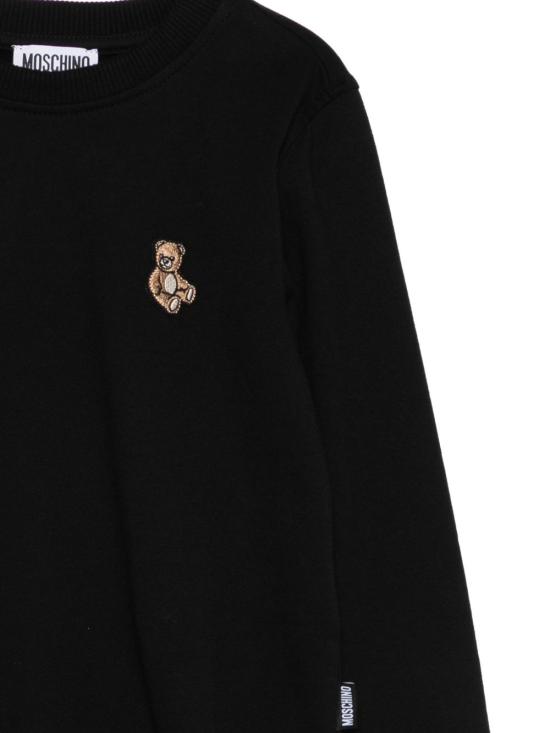 25FW [키즈] 모스키노 니트/스웻셔츠 HRF08V LCA4060100 Black - MOSCHINO