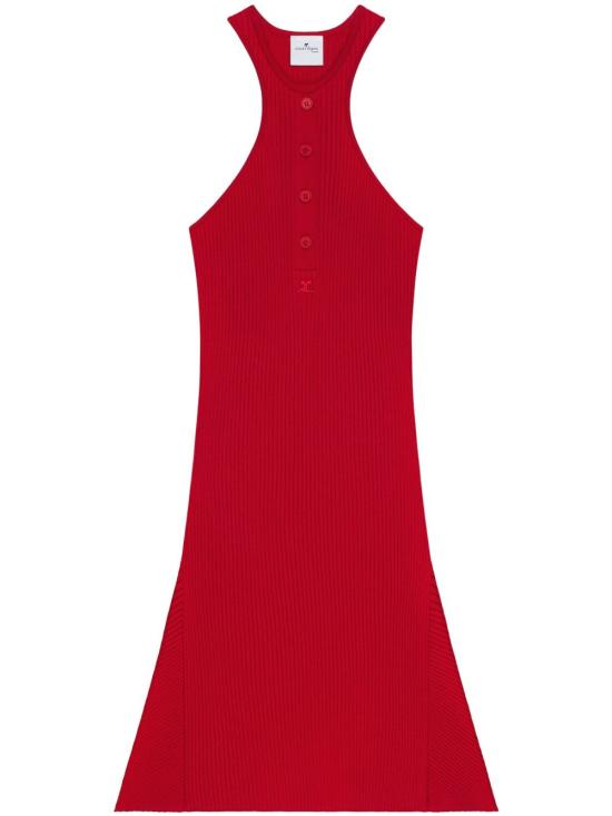 25SS 쿠레쥬 미디 원피스 125MRO572 FI00014015 Red