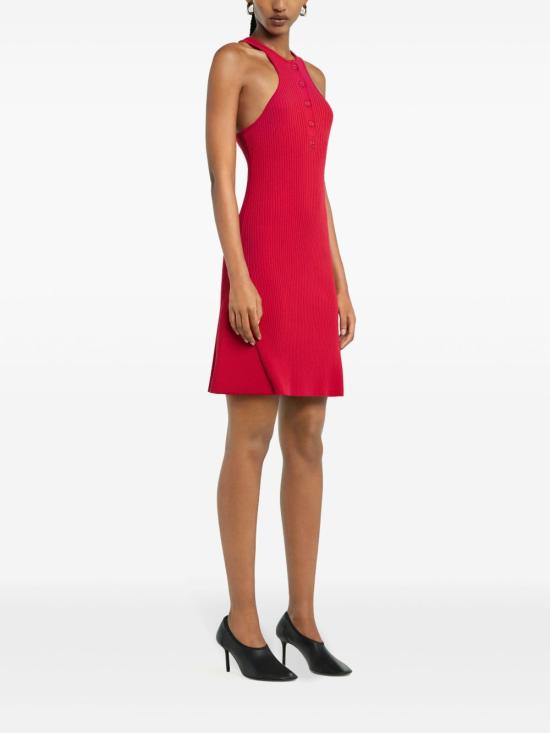 25SS 쿠레쥬 미디 원피스 125MRO572 FI00014015 Red - COURREGES