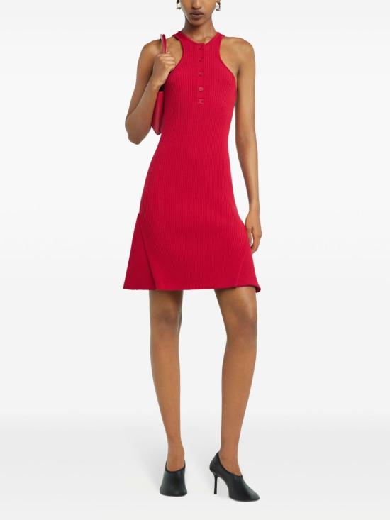 25SS 쿠레쥬 미디 원피스 125MRO572 FI00014015 Red - COURREGES