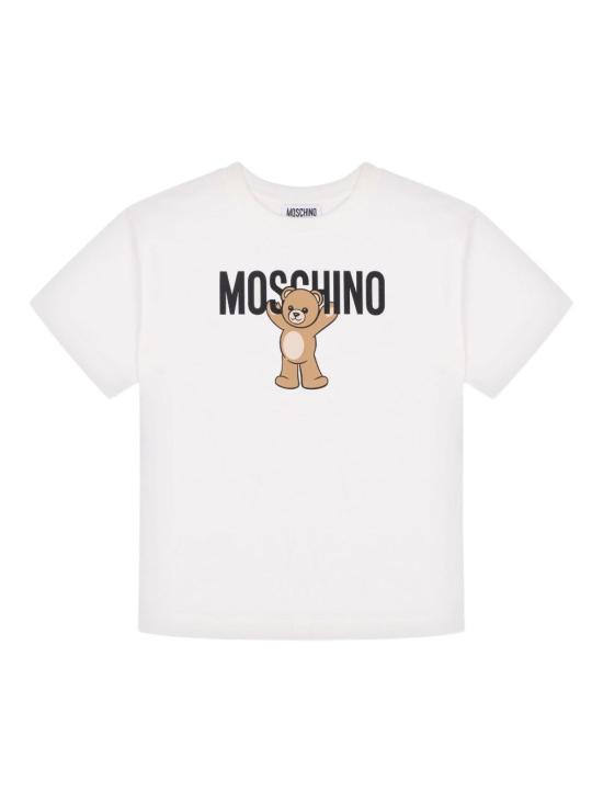 25FW [키즈] 모스키노 티셔츠 HMM05G LAA1010063 White