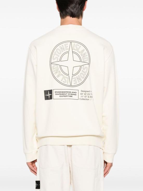 25FW 스톤 아일랜드 긴팔 티셔츠 6100018 S0195V0093 White - STONE ISLAND