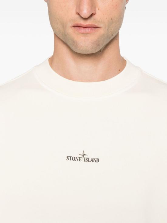 25FW 스톤 아일랜드 긴팔 티셔츠 6100018 S0195V0093 White - STONE ISLAND