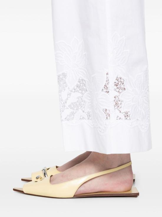 25SS 파로쉬 스트레이트 팬츠 D232447 CIOCCOLATO001 White - PAROSH