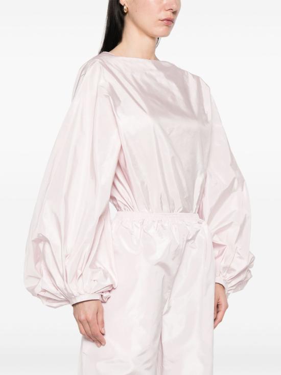 25SS 알라이아 바디수트 티셔츠 AA9H1162W039A 416 Pink - ALAIA