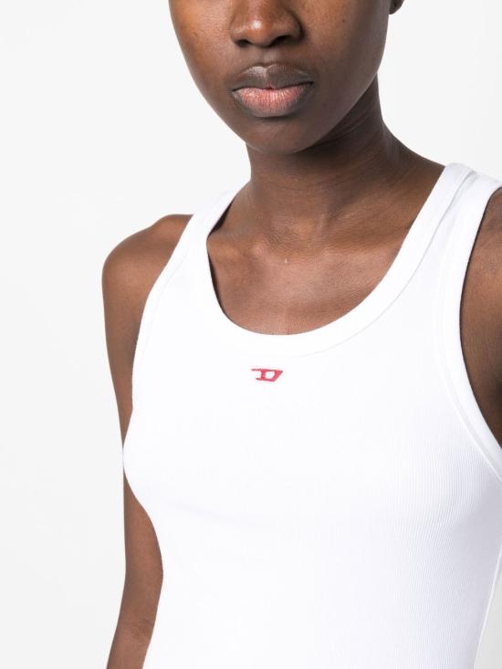 25FW 디젤 민소매 티셔츠 A05104 0EJAI100 White - DIESEL