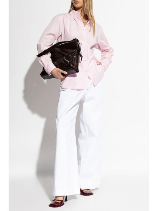 25SS 지방시 스트레이트 팬츠 BW515714X0 100 White - GIVENCHY