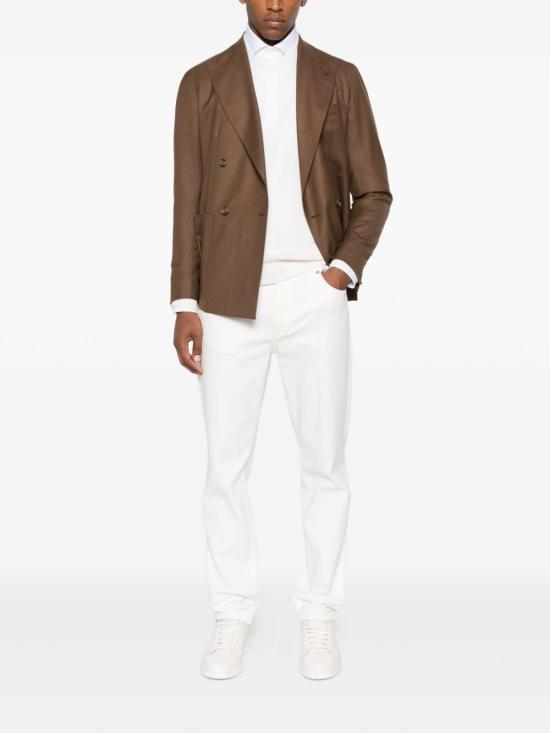 25FW 자노네 스웨터 810234 ZN207Z4151 White - ZANONE