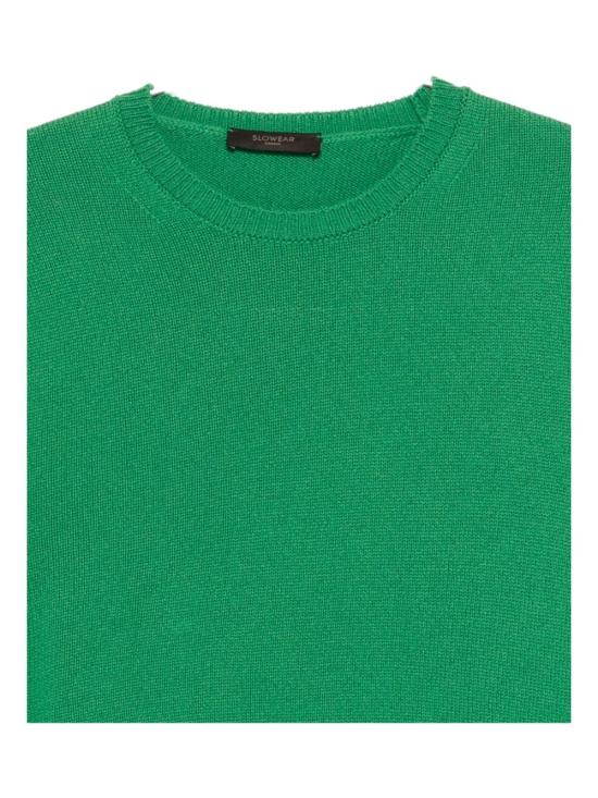 25FW 자노네 스웨터 810234 ZN207Z2406 Green - ZANONE