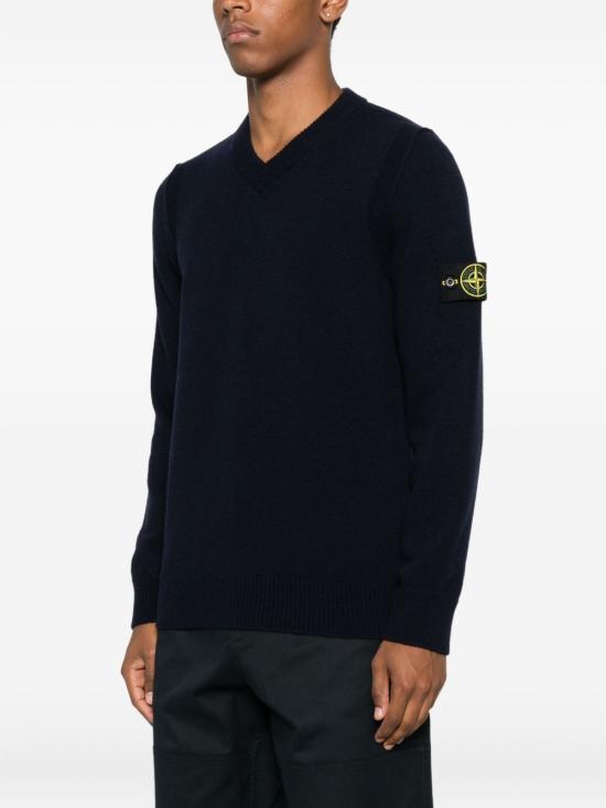 25FW 스톤 아일랜드 스웨터 5100033 S00A3V0020 Blue - STONE ISLAND