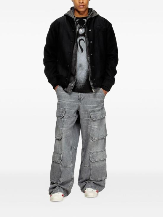 25FW 디젤 데님 자켓 A19582 0PJBI9XX Black - DIESEL