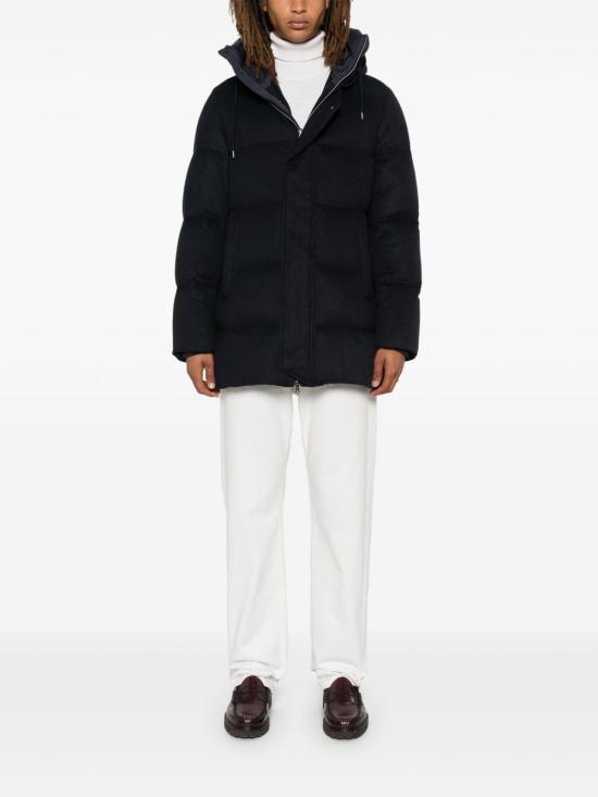 25FW 에르노 숏패딩 PI001143U 380879200 Blue - HERNO