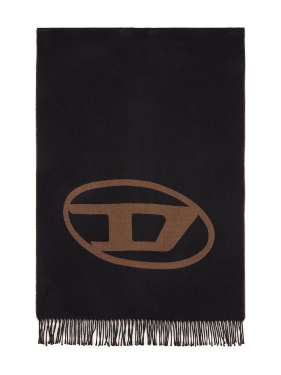 25FW 디젤 머플러/스카프 A17572 0AKBM7FGA Black - DIESEL