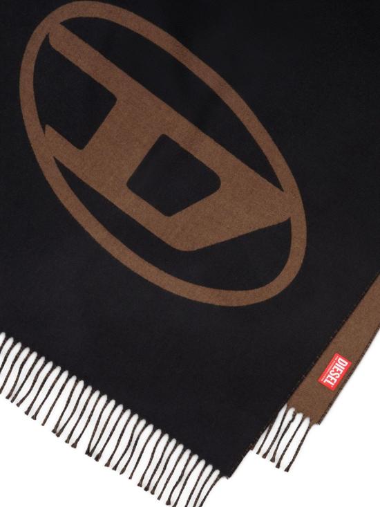 25FW 디젤 머플러/스카프 A17572 0AKBM7FGA Black - DIESEL