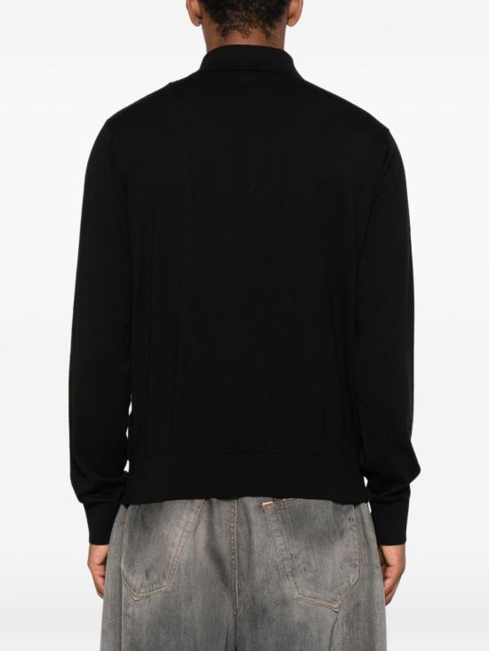 25FW 지방시 폴로 티셔츠 BML00K4YNP 001 Black - GIVENCHY