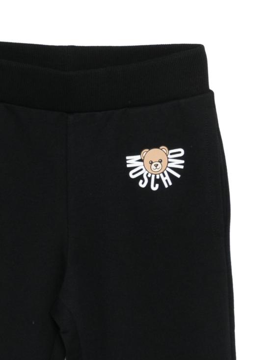 25FW [키즈] 모스키노 점프수트 HMK03X LCA4060100 Black - MOSCHINO